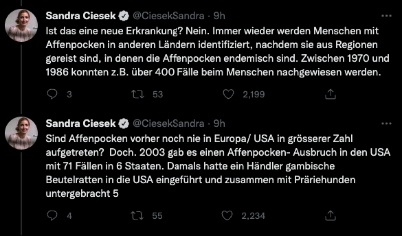 Affenpocken Sandra Ciesek