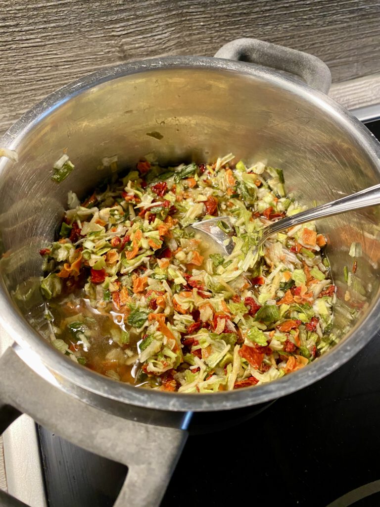 Gemüsemischung gekocht
