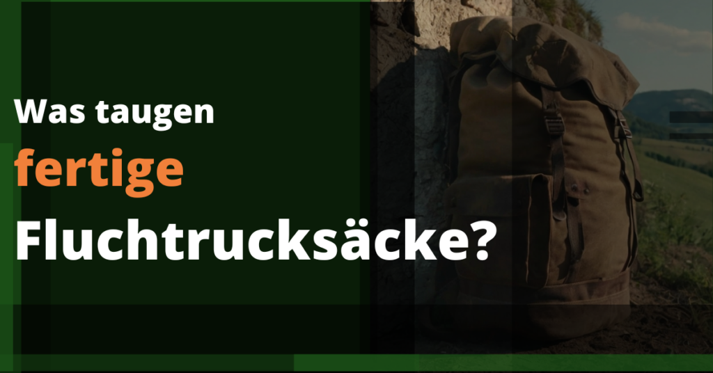 fertiger Fluchtrucksack