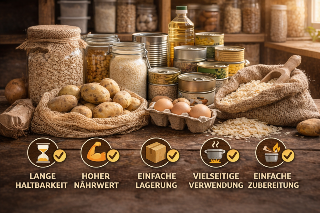 notvorrat lebensmittel