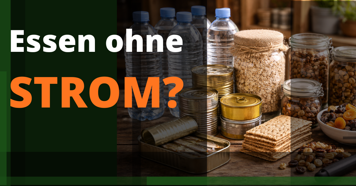 Essen ohne Strom: Das kannst du im Notfall essen