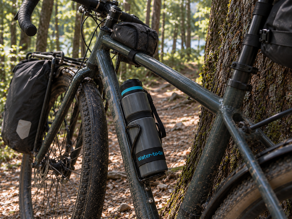 Waldausflug mit Water-to-go Filterflasche
